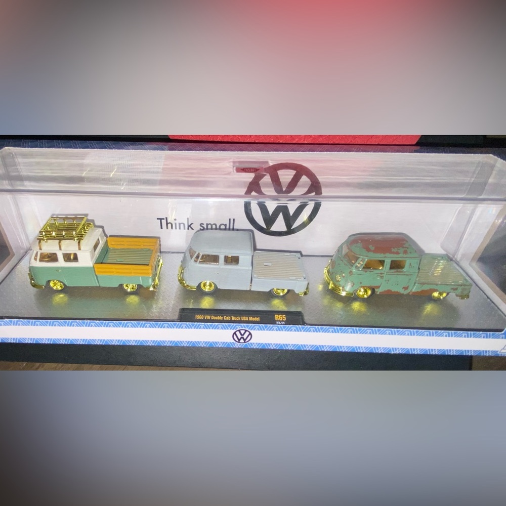 M2 CHASE VW Volkswagen double cab truck USA model 3 pack  only 750 made